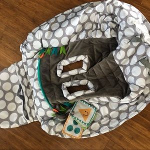 Boppy Polka Dot Shopping Cart & High Chair Cover